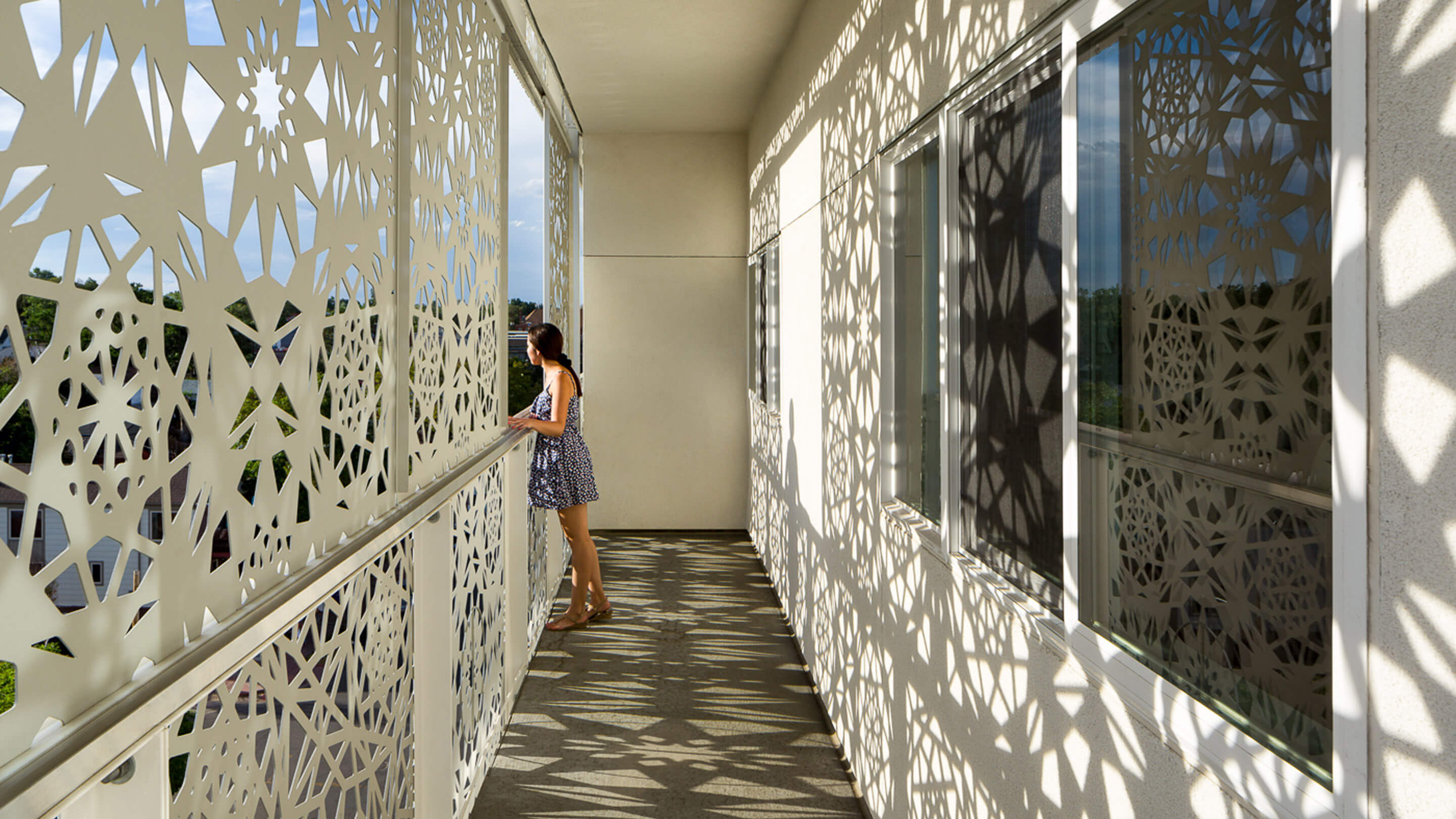 A picture of a commercial building